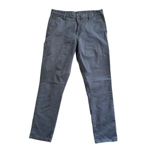 Vuori Meta Pant Men's 32 Charcoal Gray Slim Straight Stretch Cotton Chino V433